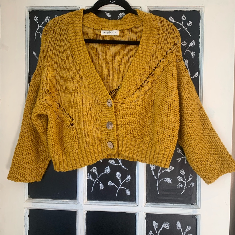 Natural Life short cardigan sweater